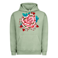Pigment Oil Green valentines day cakes olivia creates design Urban Hoodie - OliviaCreatesArt