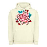 Pigment Pistachio valentines day cakes olivia creates design Urban Hoodie - OliviaCreatesArt