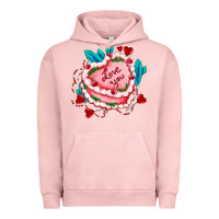 Pigment Salmon valentines day cakes olivia creates design Urban Hoodie - OliviaCreatesArt