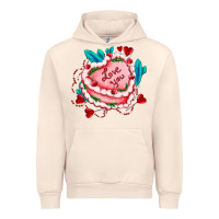 Sandshell valentines day cakes olivia creates design Urban Hoodie - OliviaCreatesArt