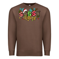 Chestnut Sassy Claus Premium Sweatshirt - texasbilliewilder