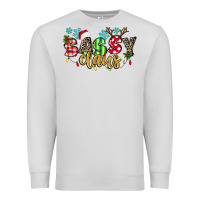 Dove Grey Sassy Claus Premium Sweatshirt - texasbilliewilder