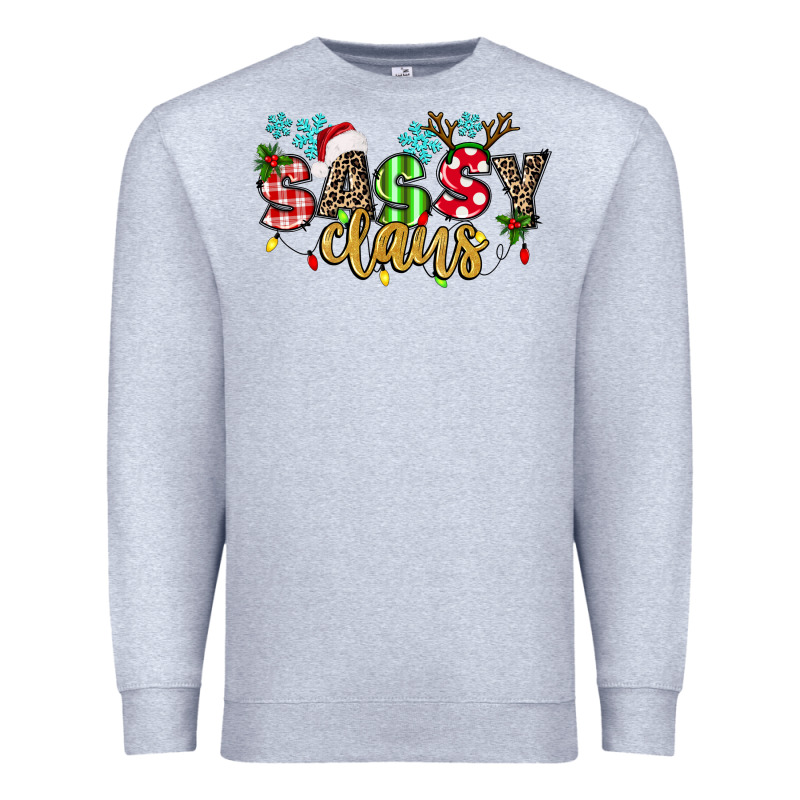 Sassy Claus Premium Sweatshirt by texasbilliewilder | Teevron