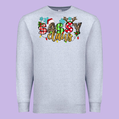Sassy Claus Premium Sweatshirt Designed By Texasbilliewilder