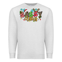 Oatmeal Heather Sassy Claus Premium Sweatshirt - texasbilliewilder