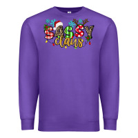 Purple Sassy Claus Premium Sweatshirt - texasbilliewilder