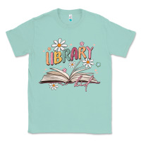 Seafoam library kid Classic Tee - MaliasSmallBusiness