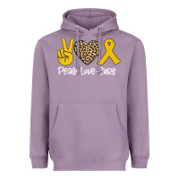 Lavender Peace Love Cure Heavyweight Hoodie - Bettercallsaul