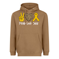 Toasted Coconut Peace Love Cure Heavyweight Hoodie - Bettercallsaul