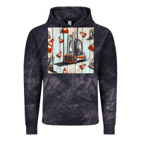 Cloud Black forklift seamless pattern Vintage Hoodie - BundleAndBundleShop