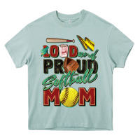 Arona loud and proud softball mom Heavy Core Tee - Zillion Design Studio
