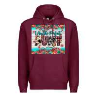 Burgundy i am perfect aunt Premium Hoodie - JahusDesignShop