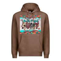 Chestnut i am perfect aunt Premium Hoodie - JahusDesignShop