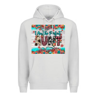 Dove Grey i am perfect aunt Premium Hoodie - JahusDesignShop