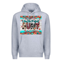 Heather Grey i am perfect aunt Premium Hoodie - JahusDesignShop
