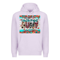 Lilac i am perfect aunt Premium Hoodie - JahusDesignShop