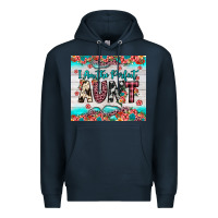 Navy i am perfect aunt Premium Hoodie - JahusDesignShop