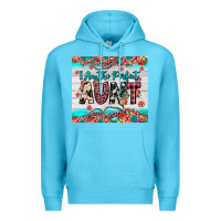 Ocean Blue i am perfect aunt Premium Hoodie - JahusDesignShop