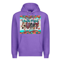 Purple i am perfect aunt Premium Hoodie - JahusDesignShop