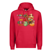 Cardinal Pumpkin spice and Jesus christ Premium Hoodie - NancyCooperArtShop