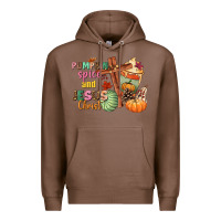 Chestnut Pumpkin spice and Jesus christ Premium Hoodie - NancyCooperArtShop