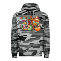 Slate Camo Pumpkin spice and Jesus christ Premium Hoodie - NancyCooperArtShop