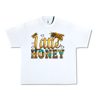 White Western Little Honey Bee Urban Heavy Tee - LillyAllenDesigns
