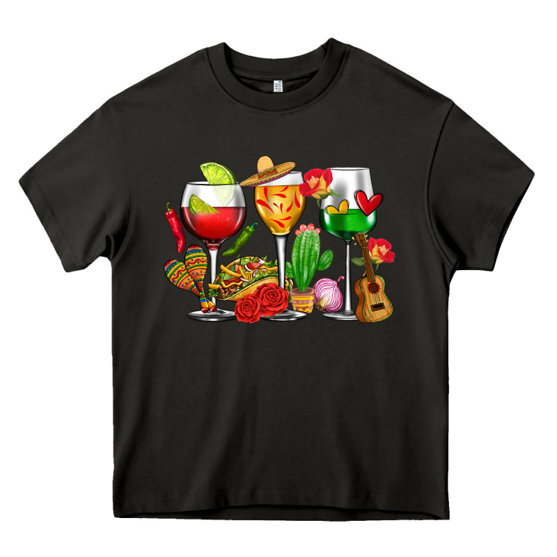 Mexico Wine Glasses Cups Heavy Core Tee by CTS Tumbler Store | Teevron