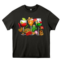 Asphalt mexico wine glasses cups Heavy Core Tee - CTS Tumbler Store