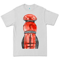 Dove Grey red leg guard fa element Premium Tee - FaDigitalArtStudio