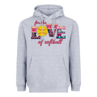 Heather Grey For The Love Of Softball Heavyweight Hoodie - Bettercallsaul