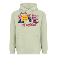 Matcha For The Love Of Softball Heavyweight Hoodie - Bettercallsaul