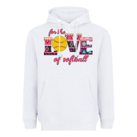White For The Love Of Softball Heavyweight Hoodie - Bettercallsaul