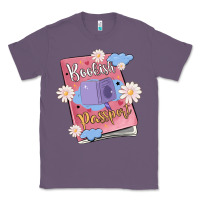 Lavender bookish passport Classic Tee - MaliasSmallBusiness
