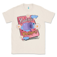 Natural bookish passport Classic Tee - MaliasSmallBusiness