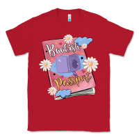 Red bookish passport Classic Tee - MaliasSmallBusiness