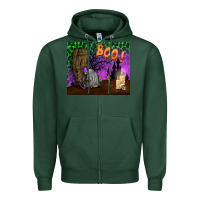 Sports Green boo mousepad Zipper Hoodie - BundleAndBundleShop