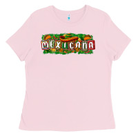 Bubblegum Pink Mexicana Ladies Tee - texasbilliewilder