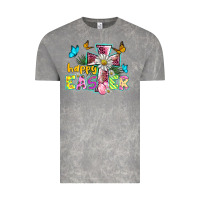 Cloud Rock happy easter cross Vintage Tee - BarkalooDesign