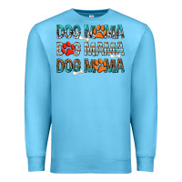 Ocean Blue Dog Mama Premium Sweatshirt - texasbilliewilder