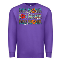 Purple Dog Mama Premium Sweatshirt - texasbilliewilder
