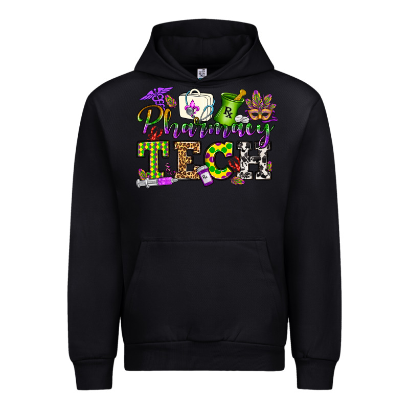 Mardi Gras Pharmacy Tech Urban Hoodie by OliviaCreatesArt | Teevron