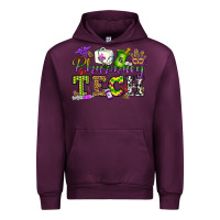 Mauve Wine mardi gras pharmacy tech Urban Hoodie - OliviaCreatesArt