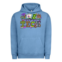 Pigment Pebble Blue mardi gras pharmacy tech Urban Hoodie - OliviaCreatesArt