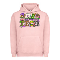 Pigment Salmon mardi gras pharmacy tech Urban Hoodie - OliviaCreatesArt