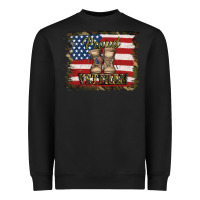 Black proud veteran Heavyweight Sweatshirt - Jasminsmagicworld