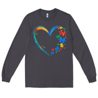 Smoke autism heart Long Sleeve Tee - MaliasSmallBusiness