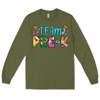 Army Green team pre k Long Sleeve Tee - JahusDesignShop