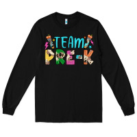 Black team pre k Long Sleeve Tee - JahusDesignShop