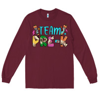 Burgundy team pre k Long Sleeve Tee - JahusDesignShop
